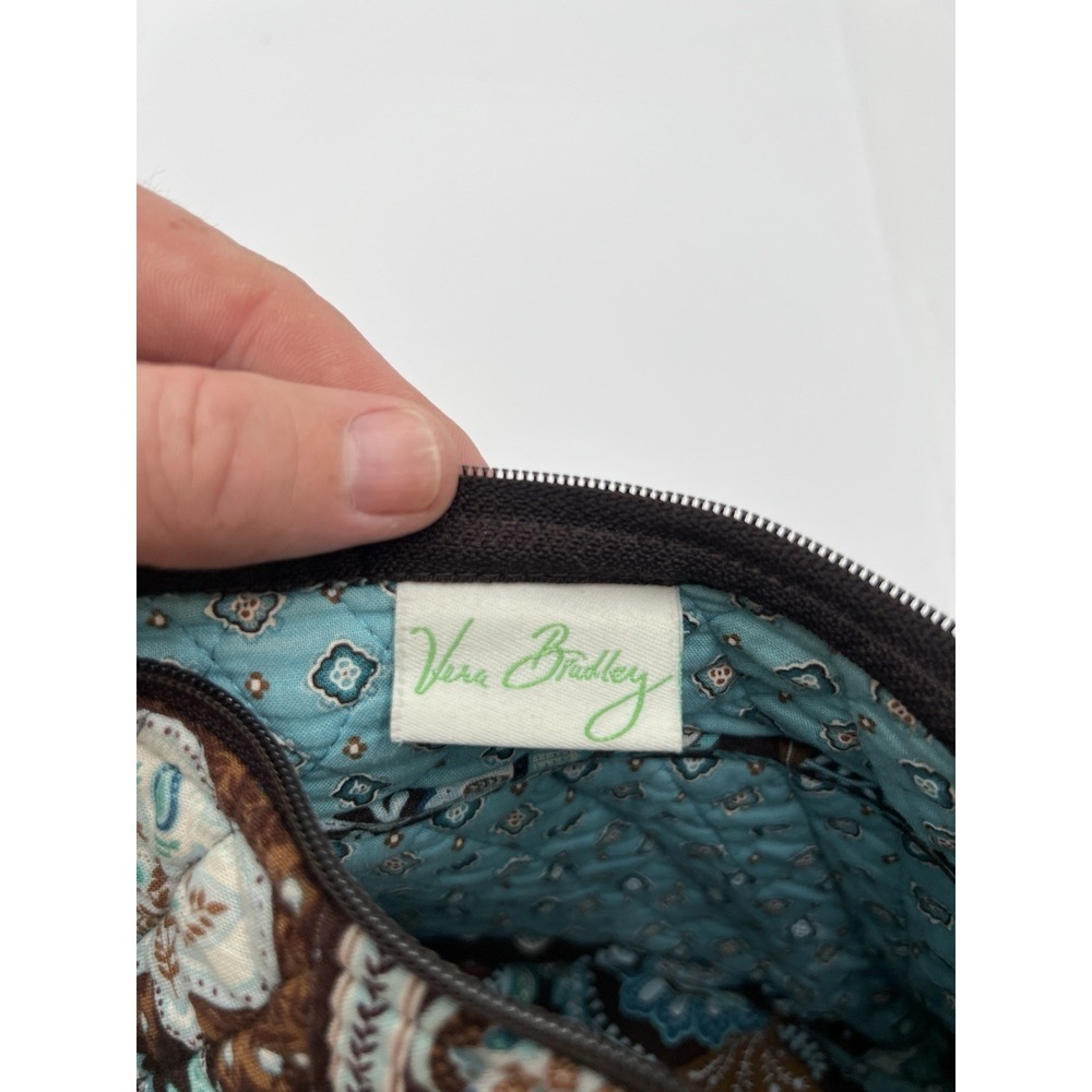 Vera Bradley Java Blue Retired Quilted Shoulder Bag Made in USA NWOT Cotton - Picture 8 of 10